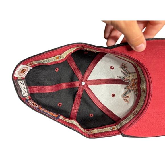 Vtg Arizona Peyote Coyotes Kachina Zephyr Baseball Cap Hat - Black - NHL - Picture 5 of 6